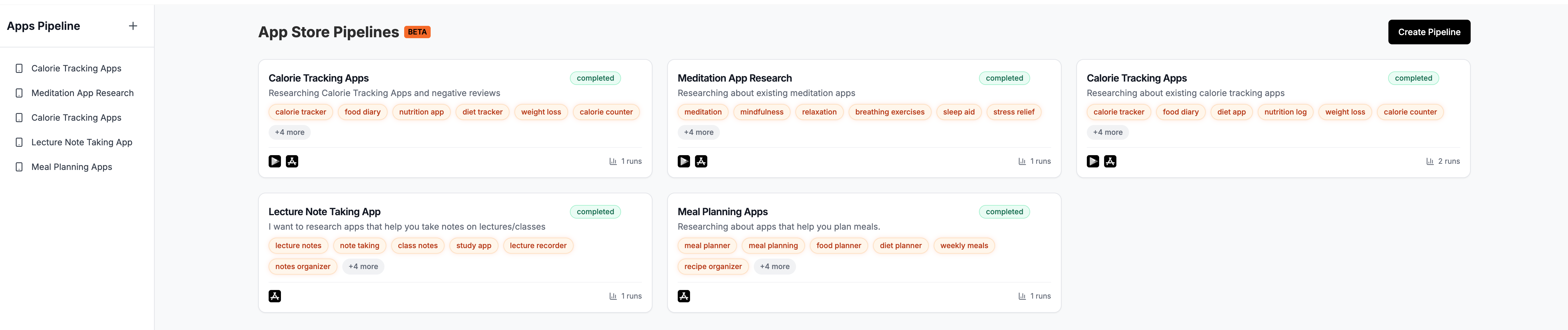 Create App Store Pipeline